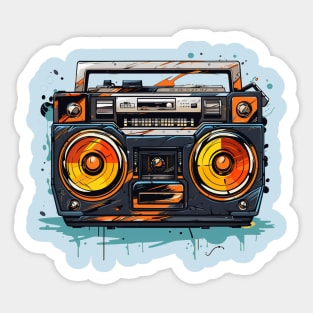 Big Bada Boombox Sticker